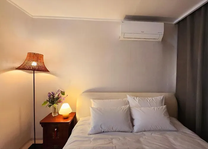 Appartement Premium Spacious House,hongik 1 Stop,hapjeong Station 3 Minutes On Foot,free Laundry And Drying,good For Family And Friends Gathering,3r4b,9 People